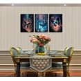 thumbnail image 2 of Butterfly canvas Wall Art Fantasy forest butterfly wall decoration picture Butterflies poster print Painting Modern Artwork for Home Bathroom Bedroom Living Room Decoration(only canvas), 2 of 6