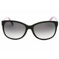 thumbnail image 2 of Liz Claiborne Full Rim Cat Eye/Butterfly Black Sunglasses, 2 of 2