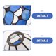 thumbnail image 3 of BESTYASH De Cristal Azul E27 Para Colgar Con Vintage Y Difusor De Uniforme, 3 of 6