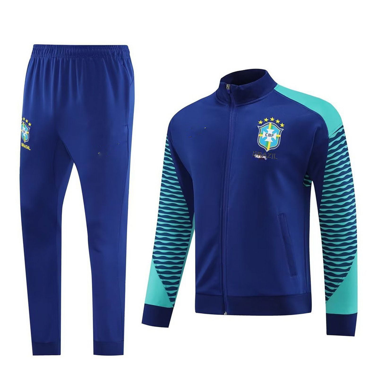 Maillot De Foot Brésil Manches Longues – Neuf – Pour Supporters