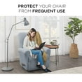 thumbnail image 4 of MAYTEX Pixel, Recliner, Steel Blue Chair Slipcover, 4 of 4
