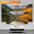 thumbnail image 3 of Mini Video Projector, 1080P Full HD Video Projector Supported, Home Cinema Video Projector, Overhead Projector Compatible with Smartphone Computer, 3 of 5