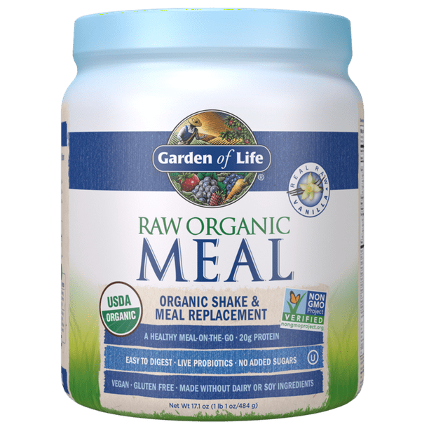 Garden of Life RAW Meal Organic Shake & Meal Replacement Vanilla 17