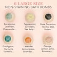 thumbnail image 7 of Bath Bombs Gift Set; Organic and Natural Large and Luxurious Vegan Fizzies, Lush Fragrant Essential Oils, Surprise Gift for Men, Women and Kids; Best Relaxing Epsom Salt Luxury Spa Soak (6 Pack Kit), 7 of 7