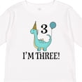 thumbnail image 4 of Inktastic 3rd Birthday 3 Year Old Dinosaur Party Boys or Girls Long Sleeve Toddler T-Shirt, 4 of 5