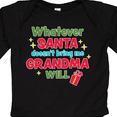 thumbnail image 4 of Inktastic Christmas Whatever Santa Doesn't Bring Me Grandma Will Boys or Girls Long Sleeve Baby Bodysuit, 4 of 5