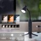 thumbnail image 5 of Folding LED Desk Lamp Portable USB Rechargeable Dimmable Table Light with Tripod for Reading Emergency Indoor Use, 5 of 5