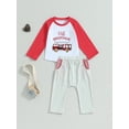thumbnail image 3 of Big Brother Little Brother Matching Outfits Newborn Toddler Baby Boy Long Sleeve T-Shirts Top and Pants Sets Spring Fall Clothes, 3 of 7