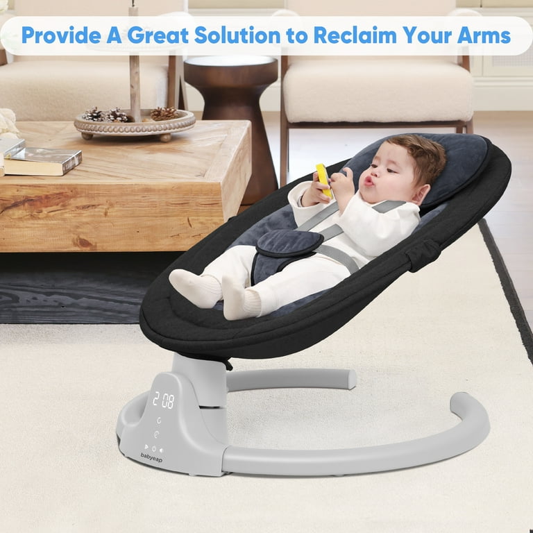 babyeap Baby Swing for Infants Motorized with Music Speaker Remote