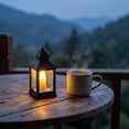 thumbnail image 2 of Mini Square LED Lantern Night Light, Flameless Candle Vintage Table Lamp for Indoor Wedding Holiday Home Decor, 2 of 9
