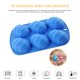 thumbnail image 2 of Wdftyju Molde de huevo de Pascua 3D para chocolate, molde de silicona para hornear, 6 cavidades (azul) Wdftyju 4nw9cq5ty1lp3qd3, 2 of 9