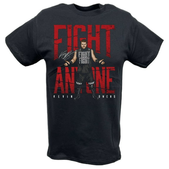 Kevin Owens Fight Anyone Black T-shirt