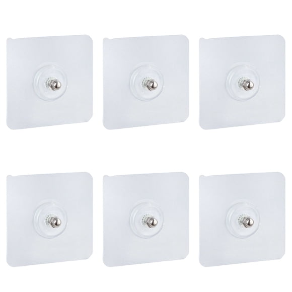 kjfeif No Drill Screw Stickers, 2026 Upgraded Reusable Drill Free Adhesive Hooks, Removable Nail Free Wall Hangers Picture Hangers Without Nails for Wall Mount Bathroom Home Kitchen