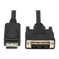 thumbnail image 2 of Tripp Lite Safe-IT DisplayPort to DVI Adapter Cable Antibacterial M/M 6ft, Black, 2 of 5