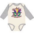 thumbnail image 3 of Inktastic Mardi Gras Princess Girls Long Sleeve Baby Bodysuit, 3 of 5