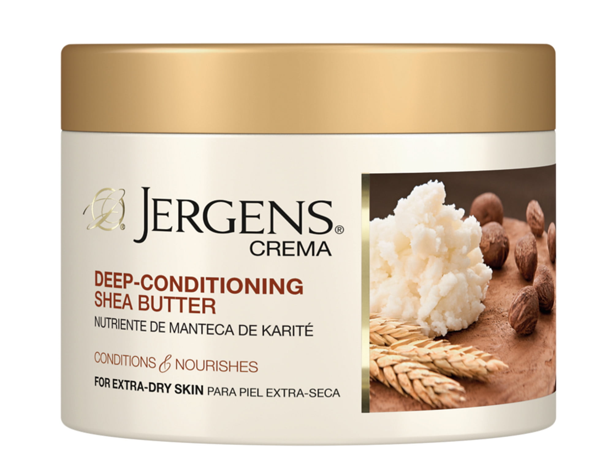 Jergens Crema DeepConditioning Shea Butter Body Cream w/ Oatmeal, 8 fl