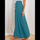 thumbnail image 5 of Pantalones Casuales de Cintura Alta para Mujer, de Color Liso, Largos y Anchos, con Bolsillos, para y Otoño. Azul y Verde XL, 5 of 8