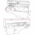thumbnail image 5 of PIT66 Truck Bed Toolboxes Fit for 2015-2019 Ford F152, Driver+Passenger Side, 2 pcs, 5 of 5