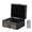 Black, variant on Rupoun Retro CD Player Tray Type BT Player Portable Turntable with Built-in 2 Speakers & 2000mAh Battery, Remote Control, USB Drive Playback, Dark Brown, 8.1 inches / 20.5 cm