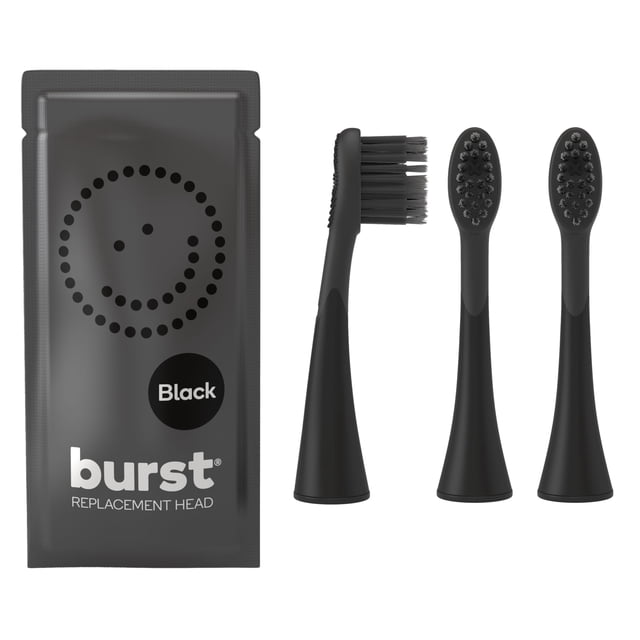 Cabezales de repuesto para cepillo de dientes sónico original BURST, paquete de 3