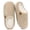 Chestnut, variant on Women's Fuzzy Slip On Slippers with Curly Fleece, Memory Foam House Shoes Cozy Warm Indoor and Outdoor, Grey