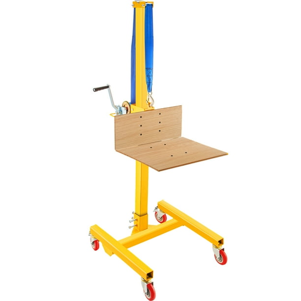 VEVOR Manual Winch Stacker, 9.4" 72" Height Range, 19.7" Length x 15.