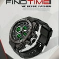 thumbnail image 4 of FNNMNNR Ultimate Tactical Watch for Men - Dual Time Zone  Luminous Display  Stopwatch  Alarm Clock  Shock-Resistant  Water-Resistant  Perfect for Outdoor Survival and Sports Enthusiasts, 4 of 7