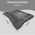 thumbnail image 3 of Cama Para Perro Q Perr+on Raza Mediana Color Gris, 3 of 6