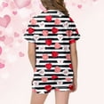 thumbnail image 6 of HNMKIU Girls Sleepwear & Robes 2025 Children's Shirt And Pants Set Valentine's Day Pajamas with Pocket Comfort Fit for Girls Red,6-7 Years, 6 of 6