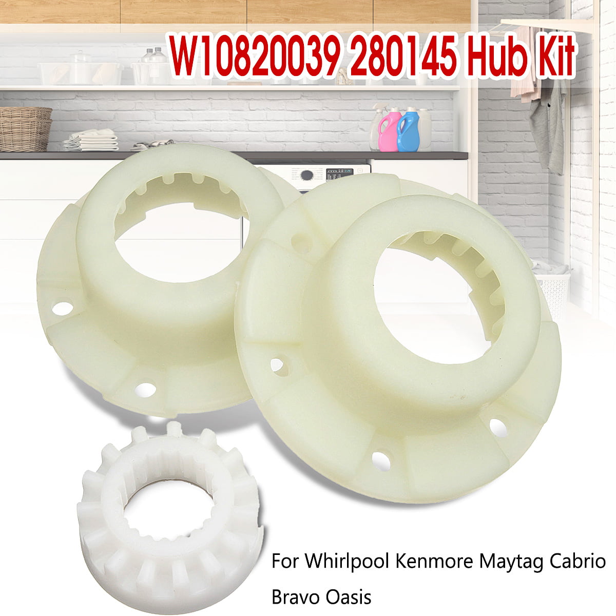 Washer Hub W10820039 280145 For Whirlpool Kenmore Cabrio Bravo Oasis 