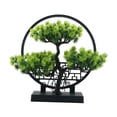 thumbnail image 2 of WLPZXP Artificial Bonsai Tree Artificial Plants Small Fake Plant Decor Green Bonsai for Light Green, 2 of 9