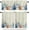 Fall Pumpkin, variant on Summer Beach Kitchen Curtains Set Small Half Curtains 24 Inches Length, Ocean Nautical Coastal Tier Curtains and Valance Set, Seaside Aqua Beige Window Treatment Draperies for Cafe Bathroom Bedroom