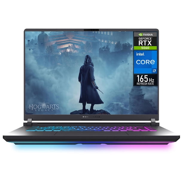 Laptop Gamer ASUS ROG Strix G16 NVIDIA GeForce RTX 5060 Core i7 14650HX 16GB DDR5 SSD 1TB 16" Teclado Ingles Gaming y Diseño