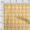 thumbnail image 2 of oneOone Cotton Poplin Yellow Fabric Ikat Quilting Supplies Print Sewing Fabric By The Yard 56 Inch Wide, 2 of 4