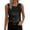 Black, variant on Staron Women's Casual Sequin Tank Top Round Neck Sleeveless Solid Basic Comfy Relaxed Party Night Out Club Tops, Black L