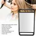 thumbnail image 4 of Ergonomic Design Makeup Handheld Mirror Hand Mirror Easy to Hold Smooth and No Ripples For Family For Hair Salon For Barbeshop For Home, 4 of 7