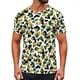 thumbnail image 2 of Ceisia Men's Slim Fit Green Tan Geometric Camouflage Print Crew Neck Short Sleeve Casual T-Shirt Gifts, 2 of 9
