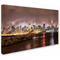 thumbnail image 2 of Trademark Fine Art "Midtown Manhatten Over the Hudson River" Canvas Art by David Ayash, 2 of 3