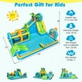 thumbnail image 3 of Costway Inflatable Water Park with Climbing Wall Basketball Rim Target Game & 680W Blower, 3 of 9