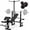 Black 44lb, variant on 8 In1 Weight Bench Set with Adjustable Dumbbell Set, Home Gym Fitness