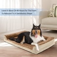thumbnail image 4 of PayUSD Dog Bed for Large Medium Small Dogs Orthopedic Dog Sofa Bed Non Slip Pet Couch with Removable Washable Cover Supportive Egg Crate Foam S to XL, Khaki, 4 of 9