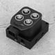 thumbnail image 4 of Bloque de válvula de colector de suspensión de suspensión neumática de válvula solenoide de 12V 12,6W 0‑300psi para camión de coche, 4 of 7