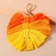 thumbnail image 1 of LLavero de borlas de arcoíris tejido a mano para mujer y niña, bonito llavero de flores, colgantes, decoración de bolso, regalos DIY, 1 of 4