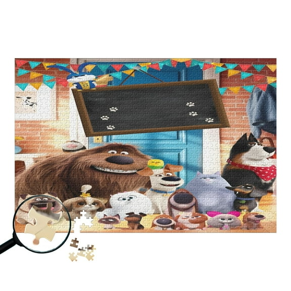 The Secret Life of Pets Wooden Photo Puzzle.300 Pieces