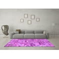 thumbnail image 3 of Ahgly Company Indoor Rectangle Patchwork Purple Transitional Area Rugs, 5' x 8', 3 of 4