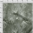 thumbnail image 3 of oneOone Polyester Spandex Green Fabric Florals Diy Clothing Quilting Fabric Print Fabric By Yard 56 Inch Wide, 3 of 4