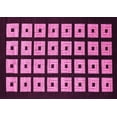 thumbnail image 1 of Ahgly Company Indoor Rectangle Abstract Pink Modern Area Rugs, 8' x 12', 1 of 4