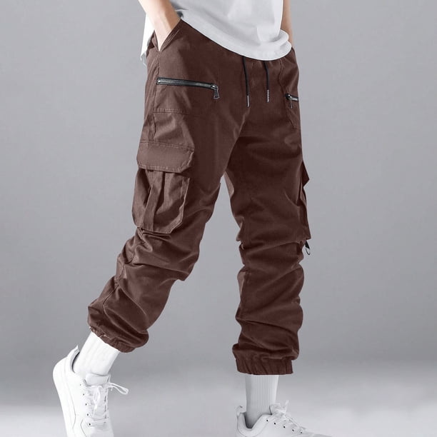 Pantalones largos para hombre, moda de primavera e invierno, pantalones deportivos casuales, pantalones para hombre