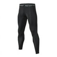 thumbnail image 1 of Pantalones de compresión para hombre, mallas frescas y secas, capa base deportiva, mallas para correr, pantalones cortos activos de entrenamiento atlético, 1 of 5