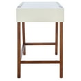 thumbnail image 6 of SAFAVIEH Marwood Modern Style Rectangle Desk, White/Walnut (42 in. W x 20 in. D x 30 in. H), 6 of 13